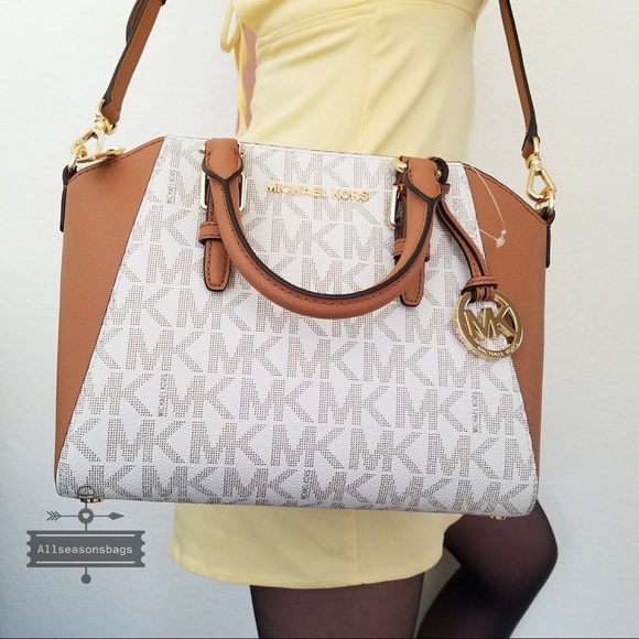 NWT Michael KORS Ciara Medium Messenger Satchel - Picture 6 of 8